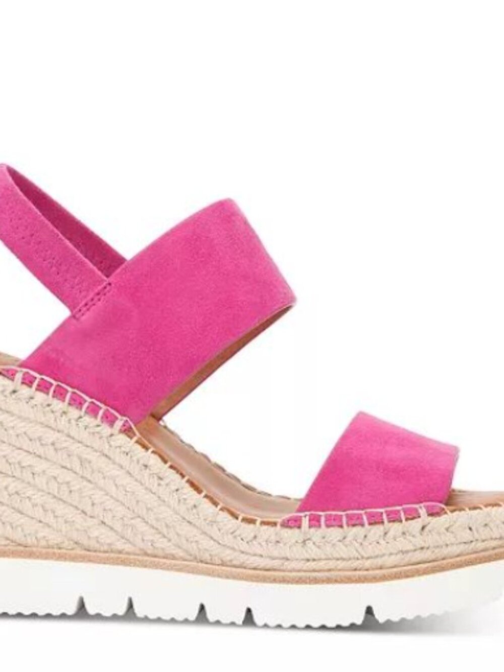 Gentle Souls by Kenneth Cole Women's Elyssa Two Band Hot Pink Size 11